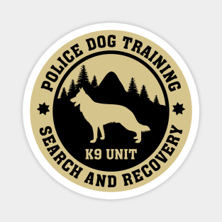 K9 Police Dog Training Magnet